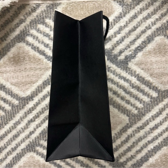 CHANEL Authentic Black Paper Shopping Gift Tote Bag Small - Picture 5 of 6